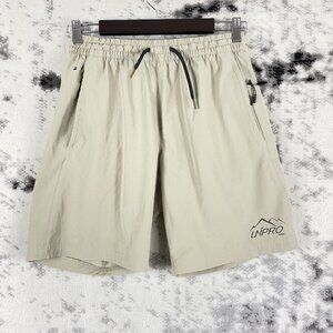 Unipro Shorts Mens Size Small‎ Light Beige Performance Athleisure Gym Training